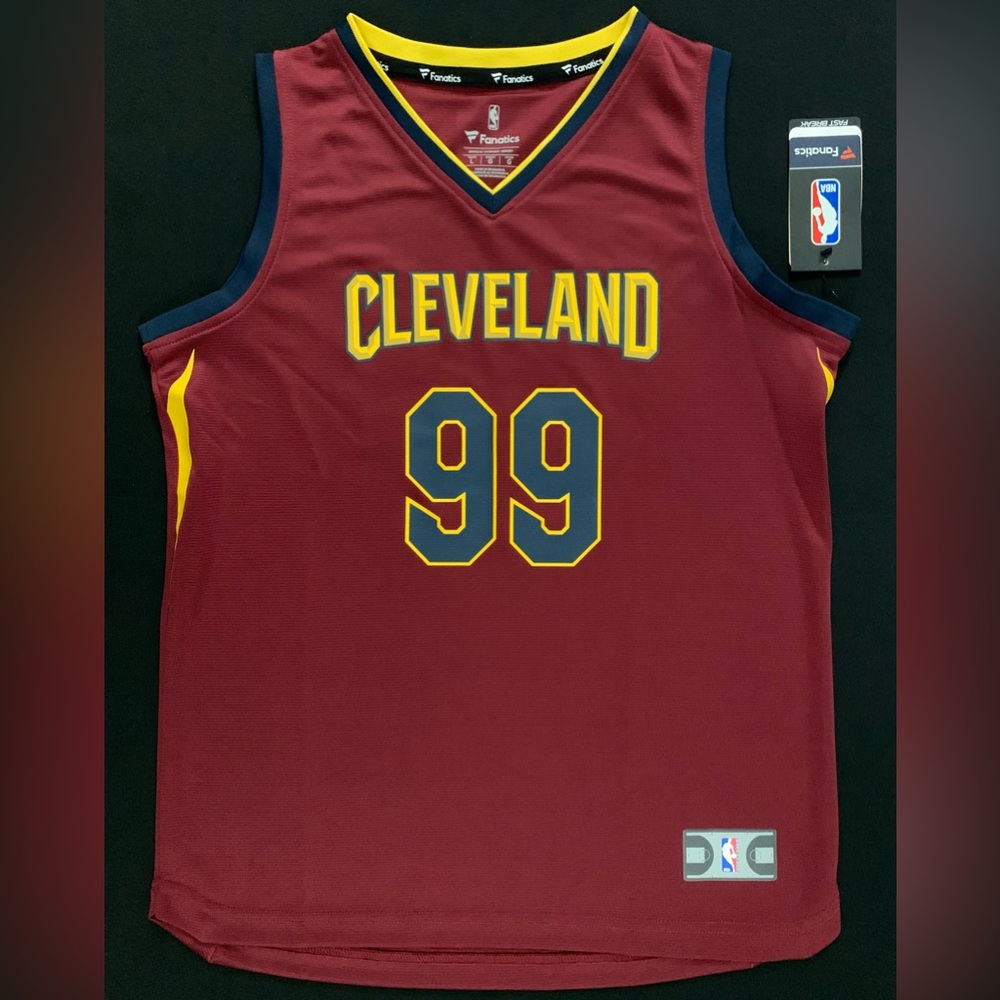 NWT Fanatics Jae Crowder Cleveland Cavaliers #99 Maroon Icon NBA Jersey Youth L